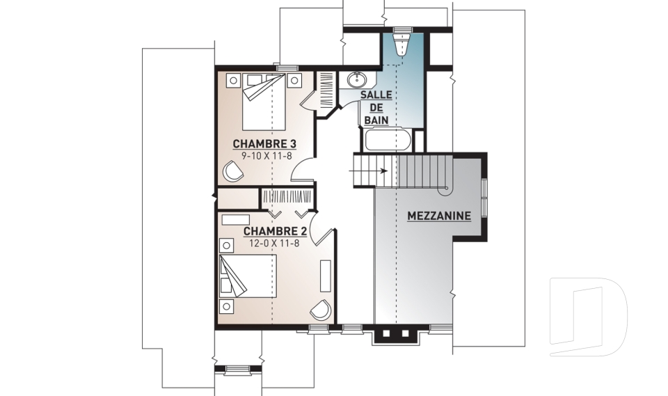 Étage -  - Charlemagne 4