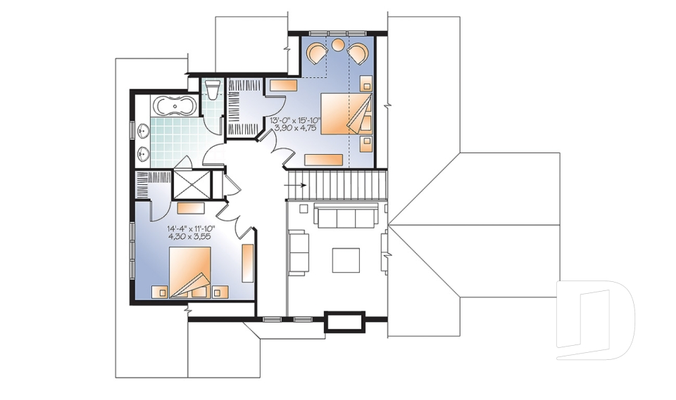 Étage -  - Charlemagne 6