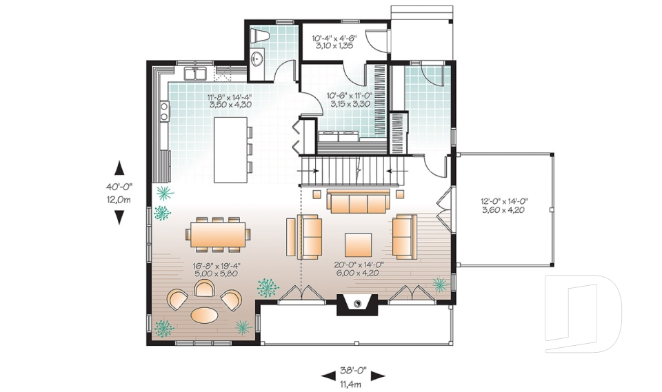 Rez-de-chaussée -  - Charlemagne 6