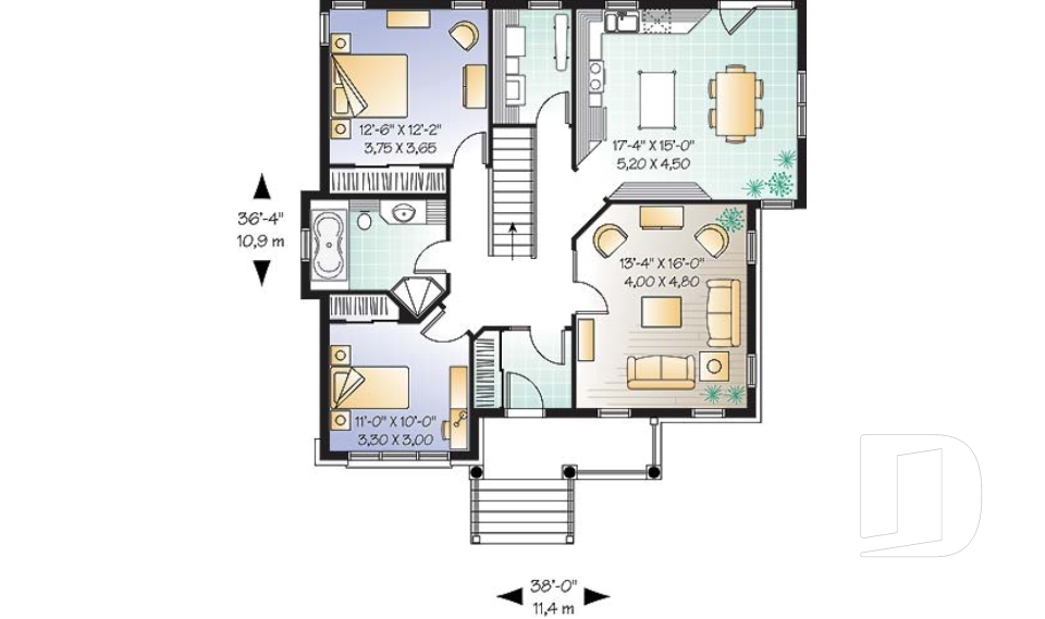 Rez-de-chaussée -  - Walker