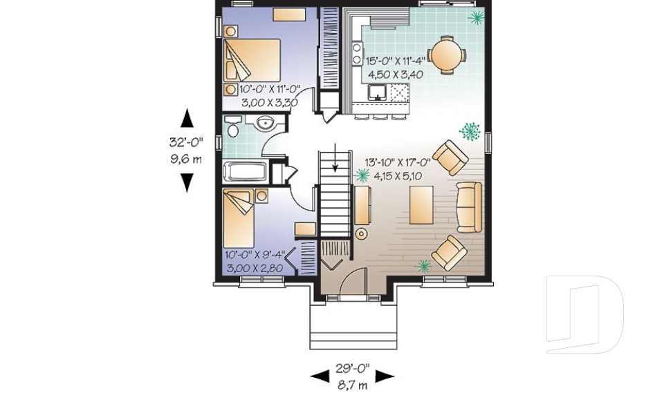 Rez-de-chaussée -  - Dampierre