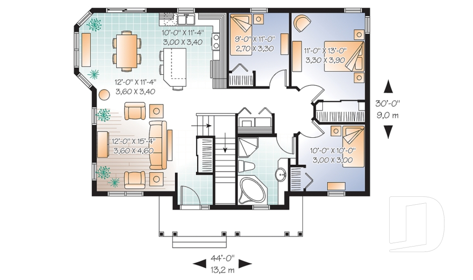 Rez-de-chaussée -  - Laurier