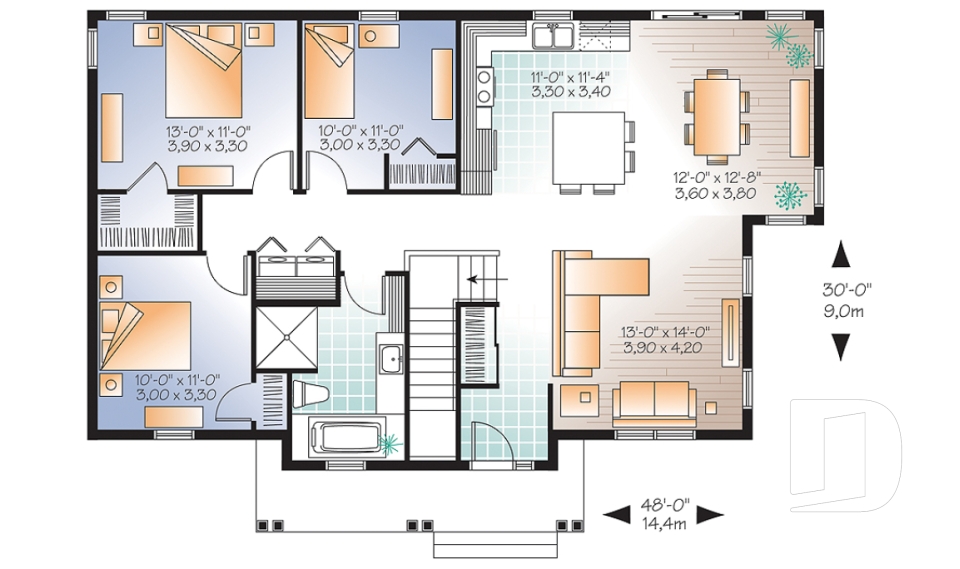 Rez-de-chaussée -  - Laurier 2