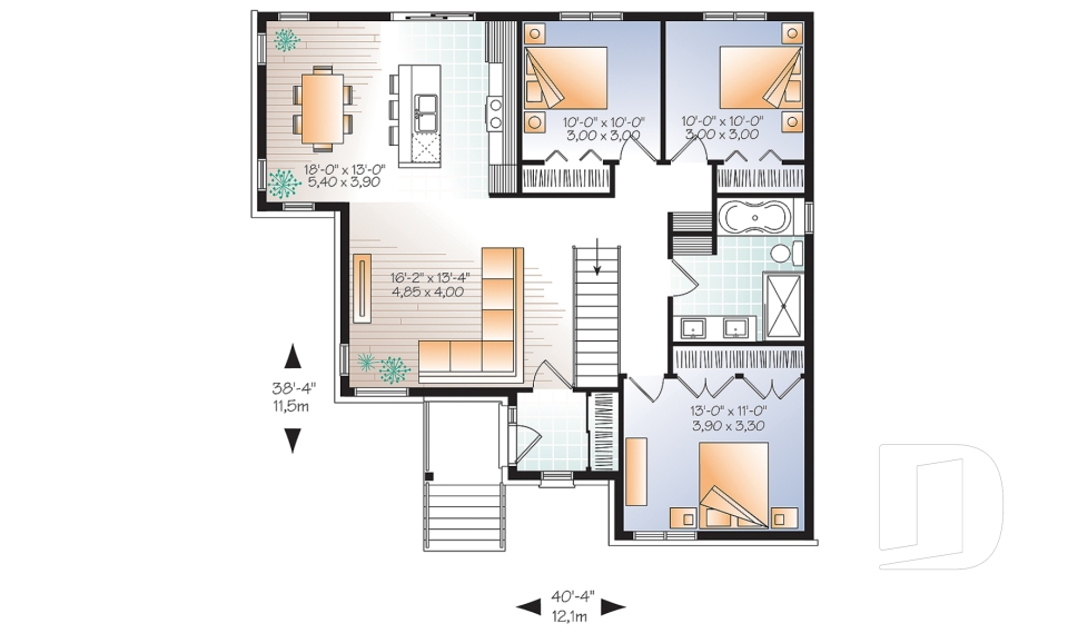 Rez-de-chaussée -  - Mainville 3