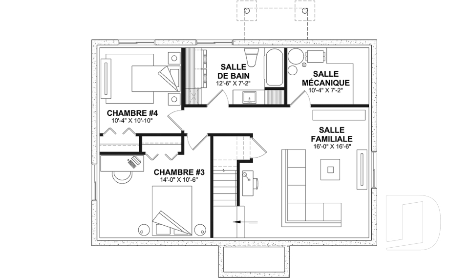 Sous-sol aménagé (Optionel $) -  - Miranda 6