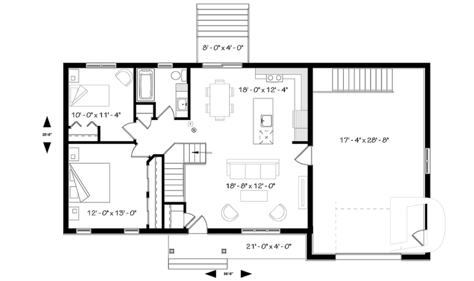 Rez-de-chaussée -  - Miranda 4