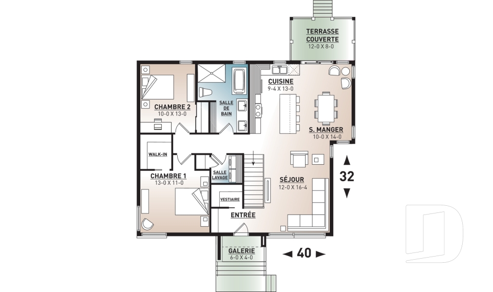 Rez-de-chaussée -  - Alpha