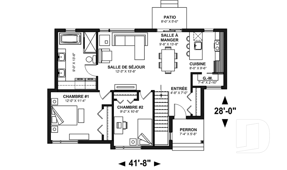 Rez-de-chaussée -  - Debray