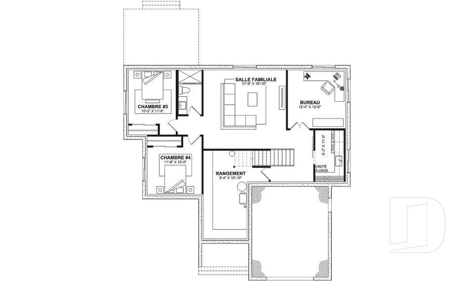 Sous-sol aménagé (Optionel $) -  - Hubert 2