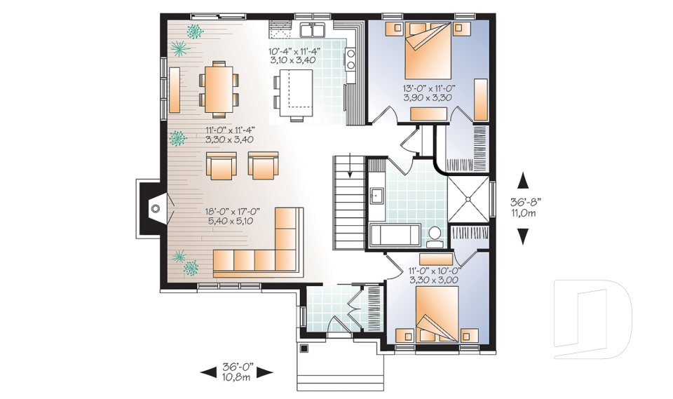 Rez-de-chaussée -  - Bradley
