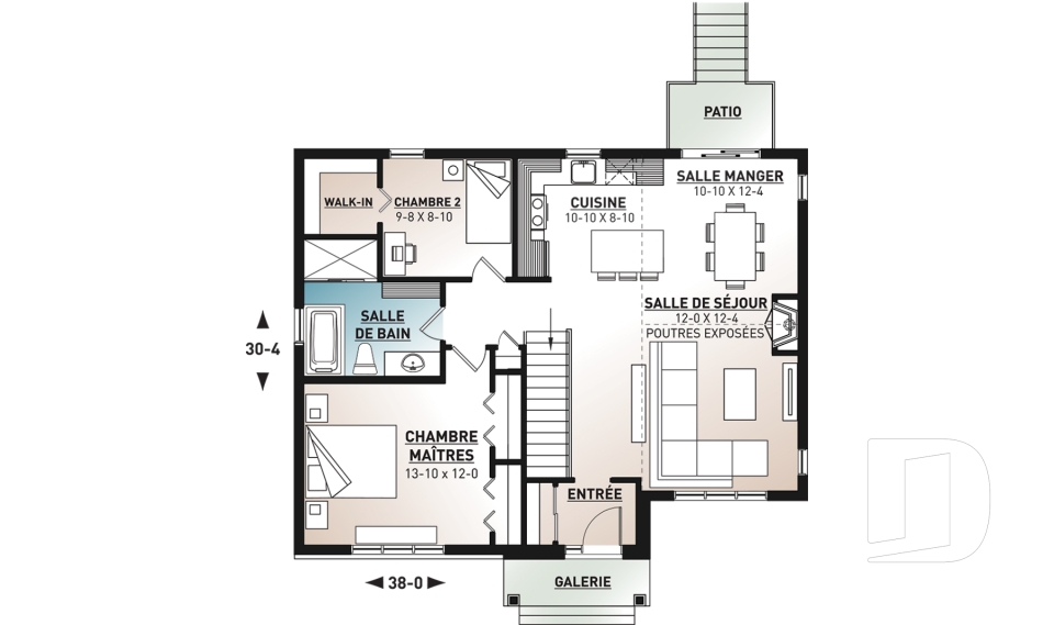 Rez-de-chaussée -  - Barrington