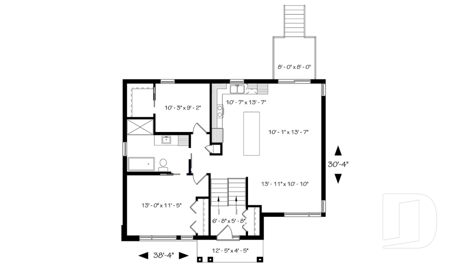 Rez-de-chaussée -  - Barrington 3