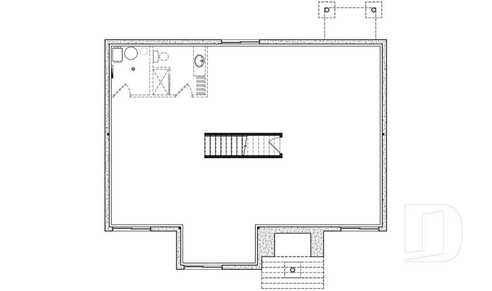 Sous-sol aménageable -  - Scandia