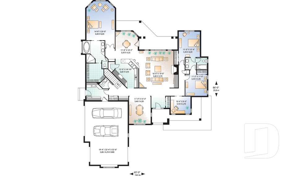 Rez-de-chaussée -  - Fara