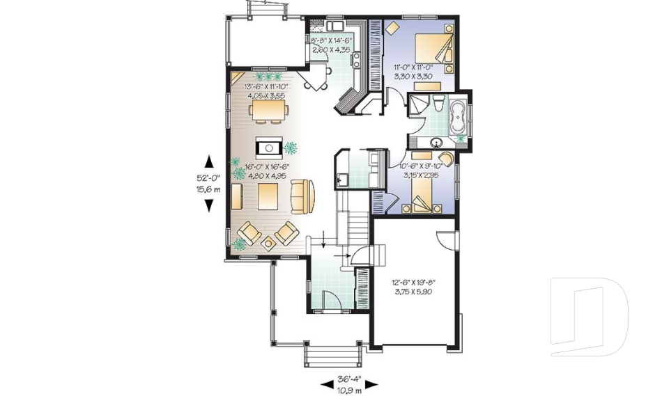 Rez-de-chaussée -  - Vigneau