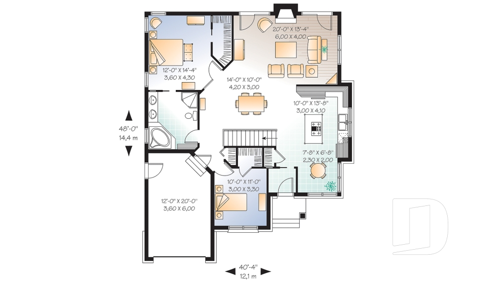 Rez-de-chaussée -  - Camrose