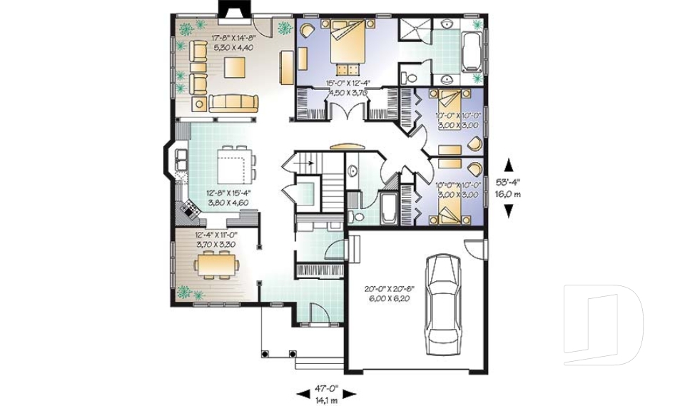 Rez-de-chaussée -  - Lilian