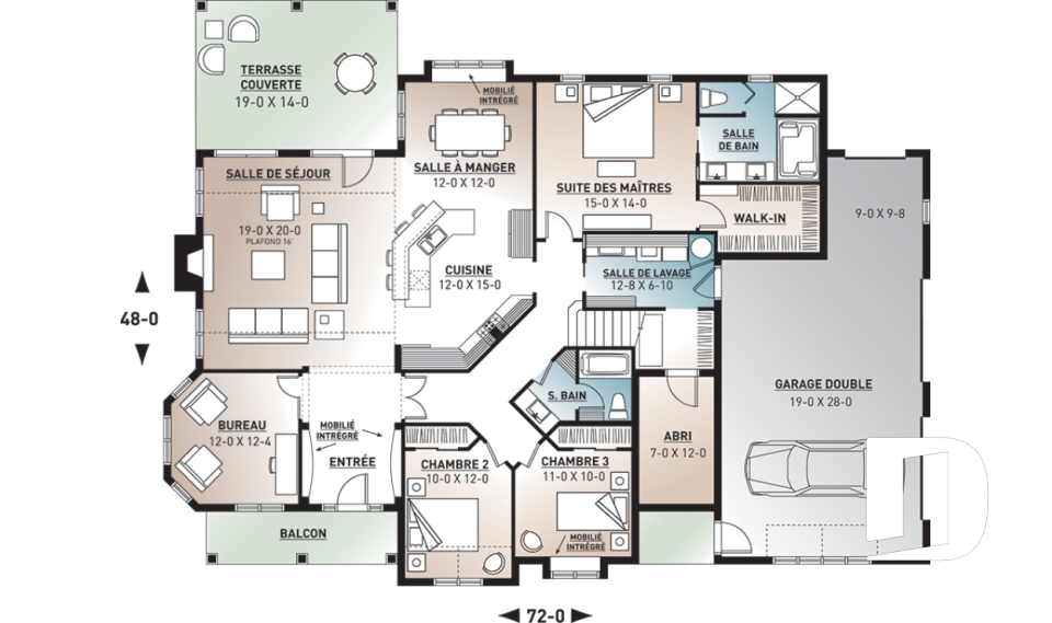 Rez-de-chaussée -  - Gambetta