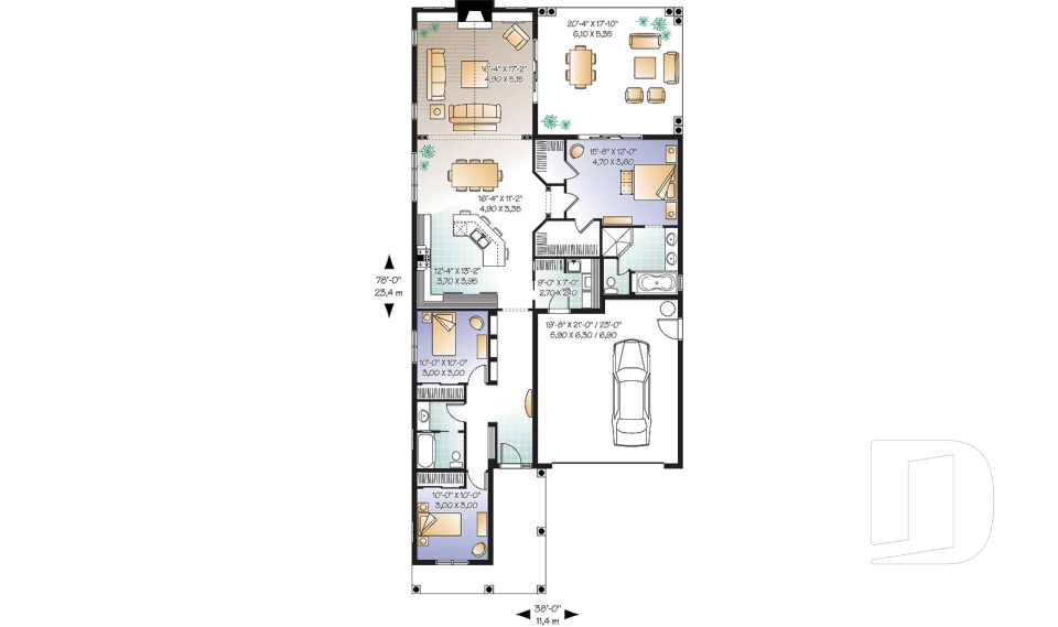 Rez-de-chaussée -  - Rustika