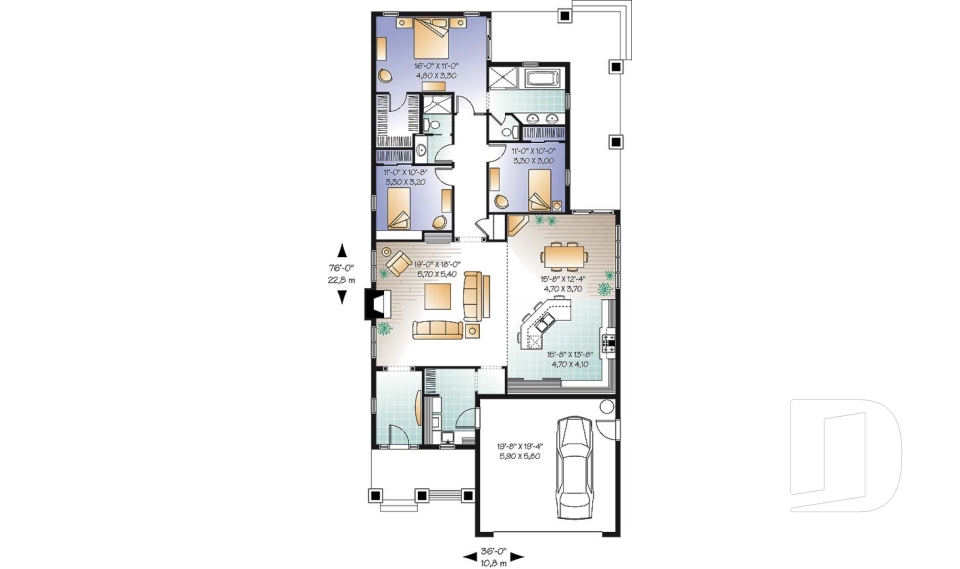 Rez-de-chaussée -  - Auriac 2