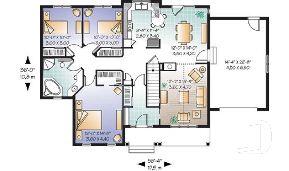 Rez-de-chaussée -  - Cilican