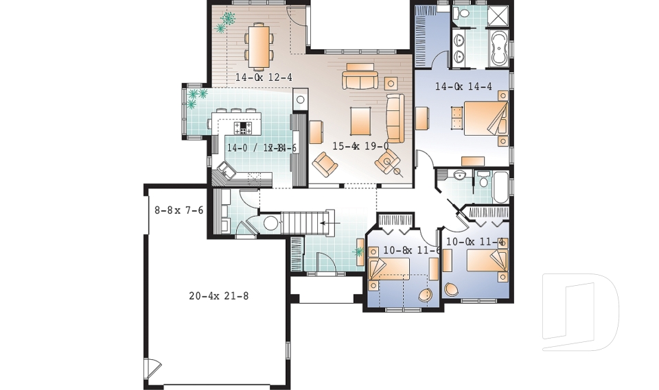 Rez-de-chaussée -  - Maisonneuve