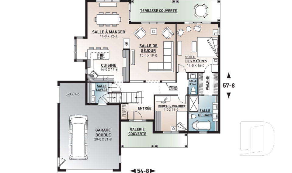 Rez-de-chaussée -  - Maisonneuve 2