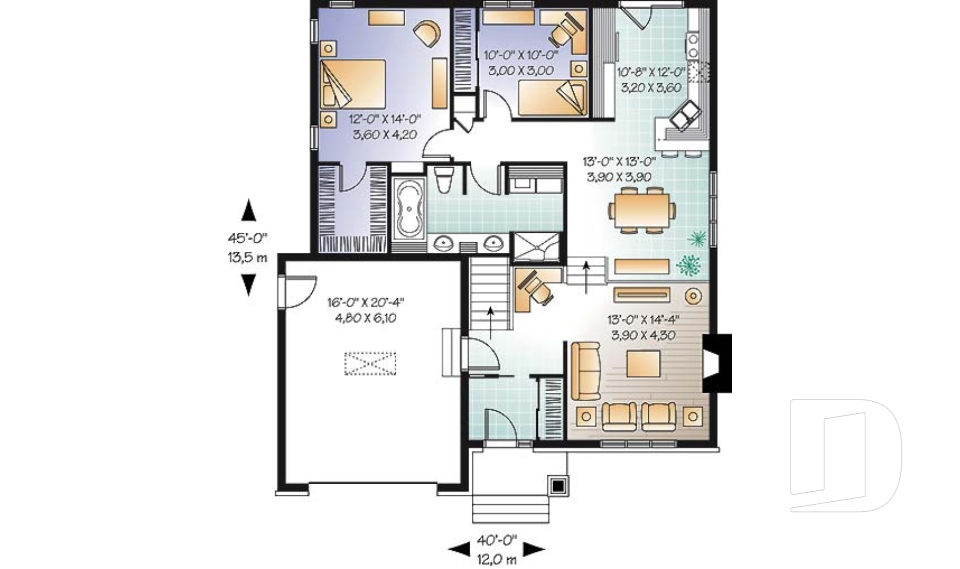 Rez-de-chaussée -  - Zéna