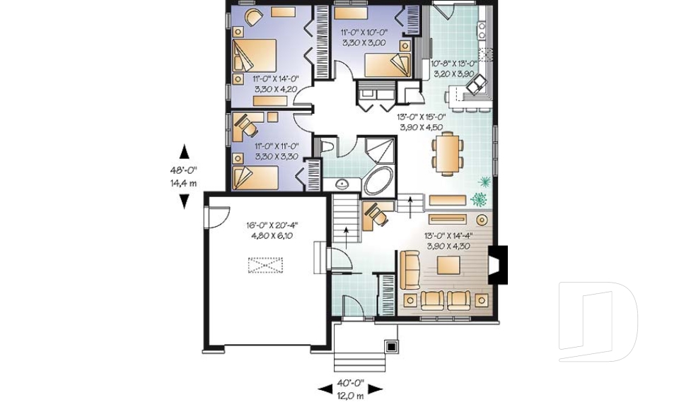 Rez-de-chaussée -  - Chandonnet  