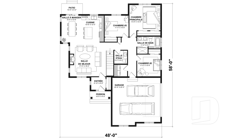 Rez-de-chaussée (Optionel $) -  - Providence 5