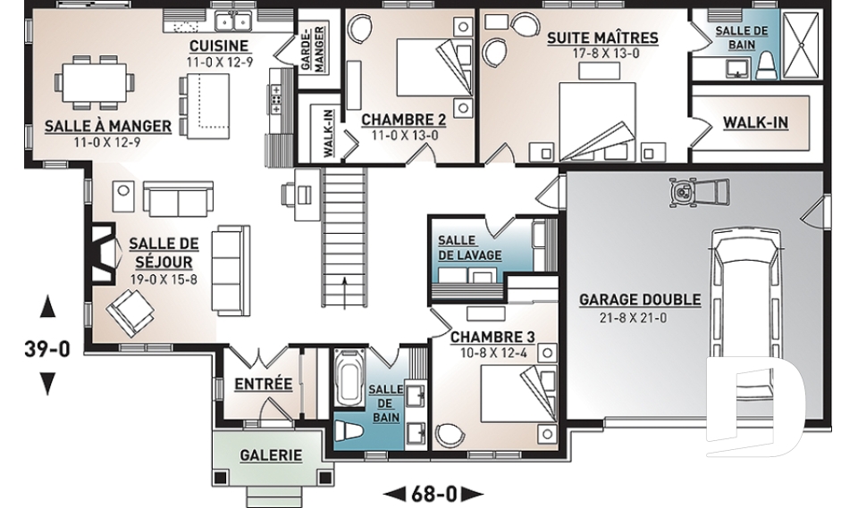 Rez-de-chaussée (Optionel $) -  - Providence 3