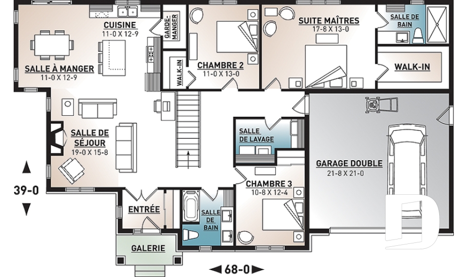 Rez-de-chaussée (Optionel $) -  - Providence 3