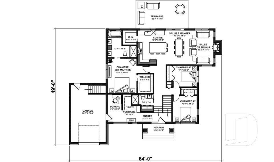 Rez-de-chaussée -  - Hygge 3