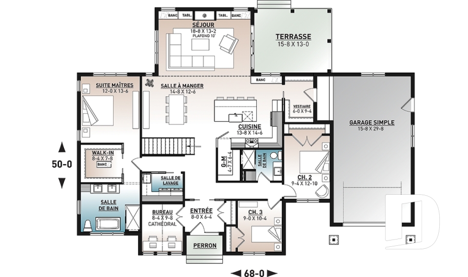 Rez-de-chaussée -  - Maple Way 2