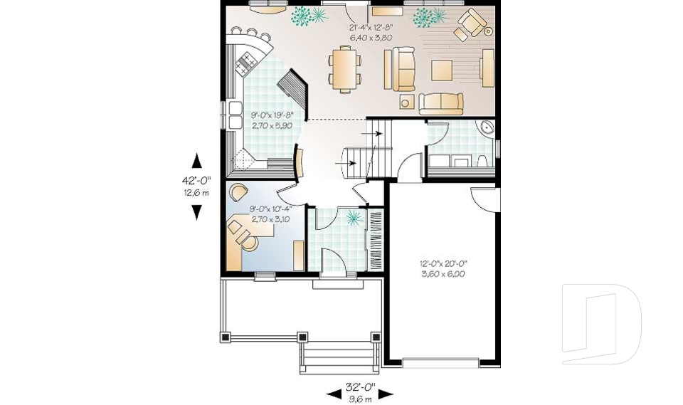 Rez-de-chaussée -  - Bellecôte