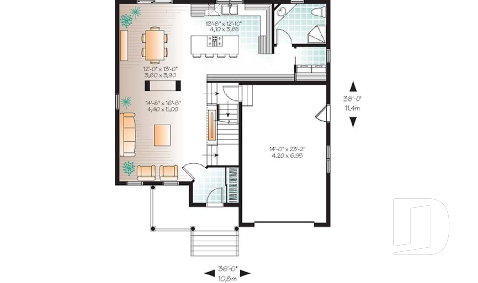 Rez-de-chaussée -  - Archibald 2