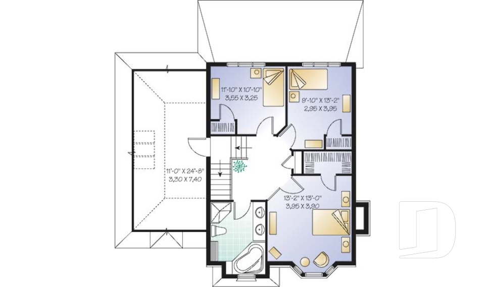 Étage -  - Du Gouverneur