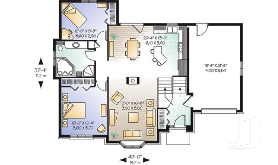 Rez-de-chaussée -  - Gauloise