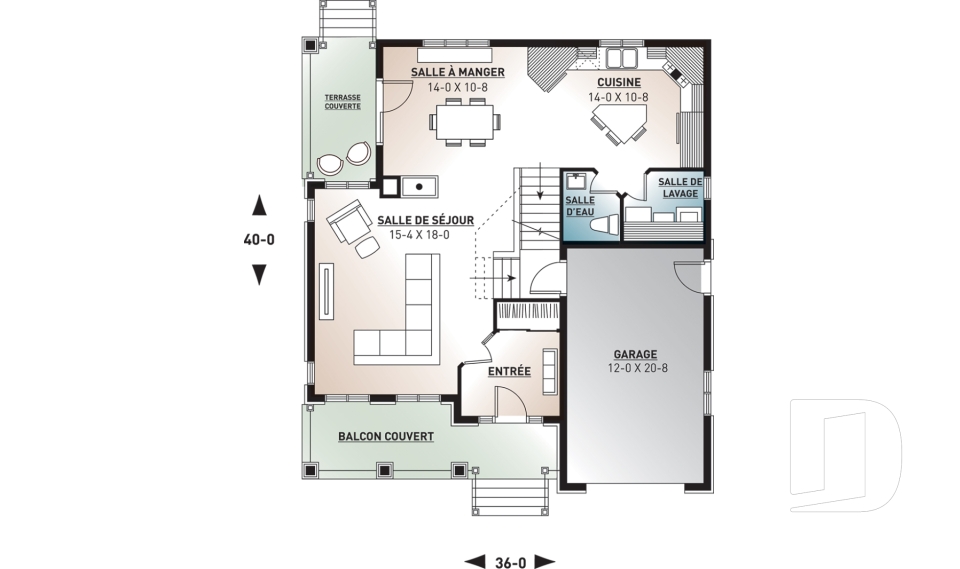 Rez-de-chaussée -  - Evelyn 3