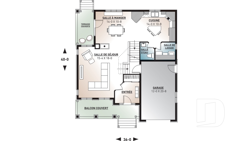 Rez-de-chaussée -  - Evelyn 3