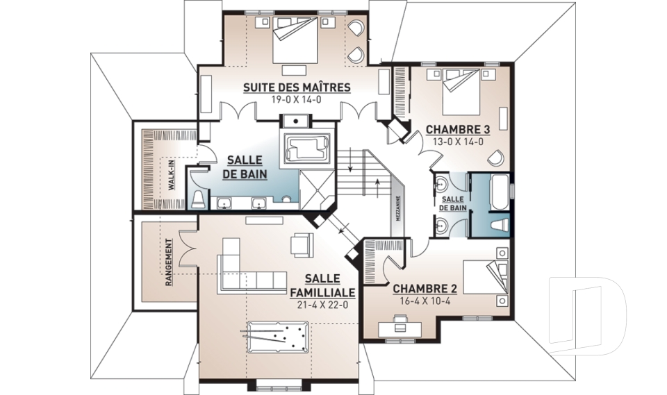 Étage -  - Hirondelle 4