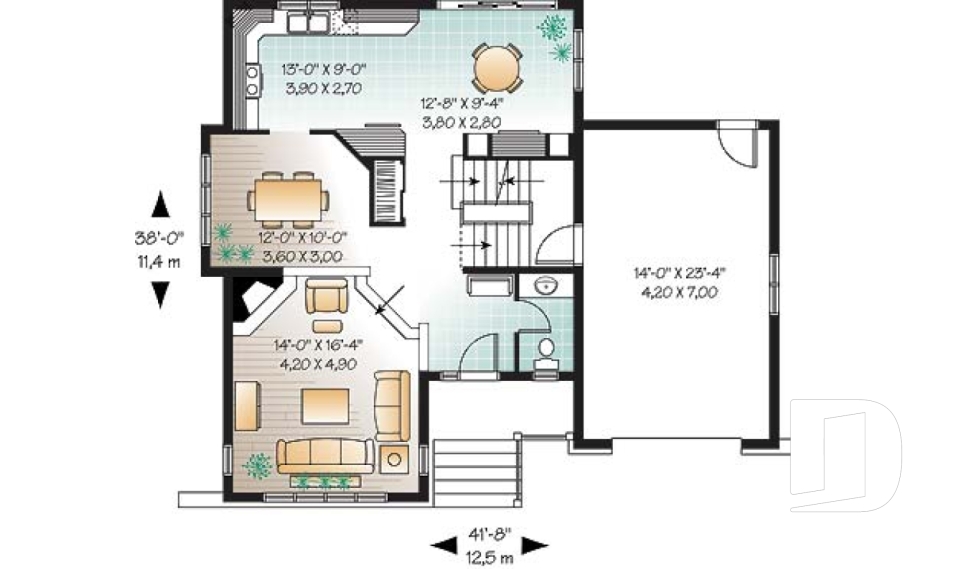 Rez-de-chaussée -  - Chandonnet