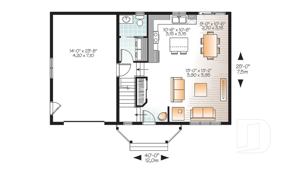 Rez-de-chaussée -  - Meslay 2