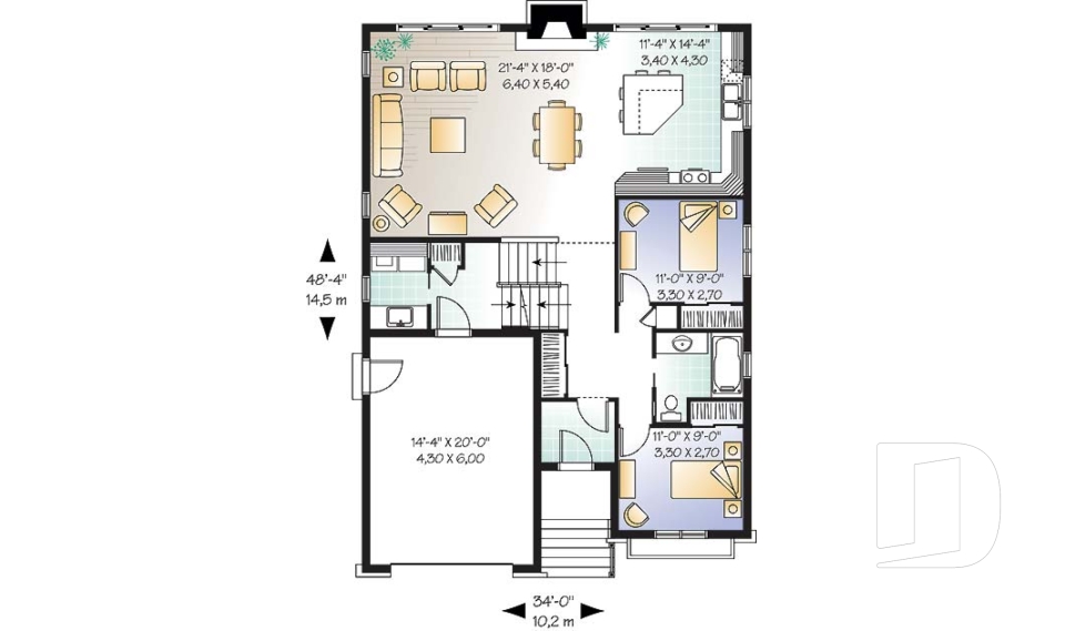 Rez-de-chaussée -  - Faubourg