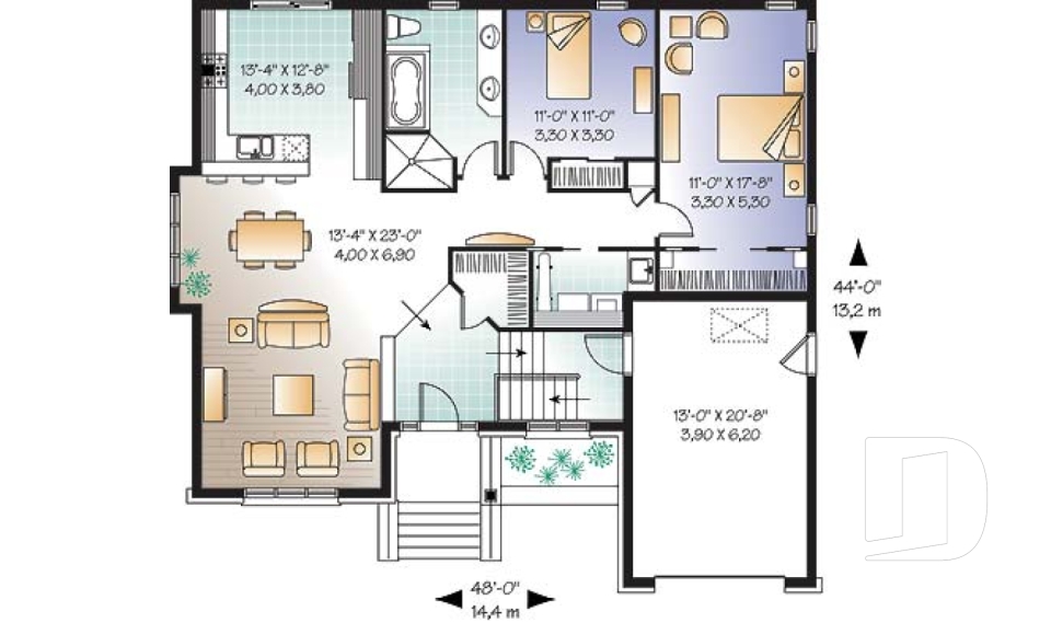Rez-de-chaussée -  - Sarenne