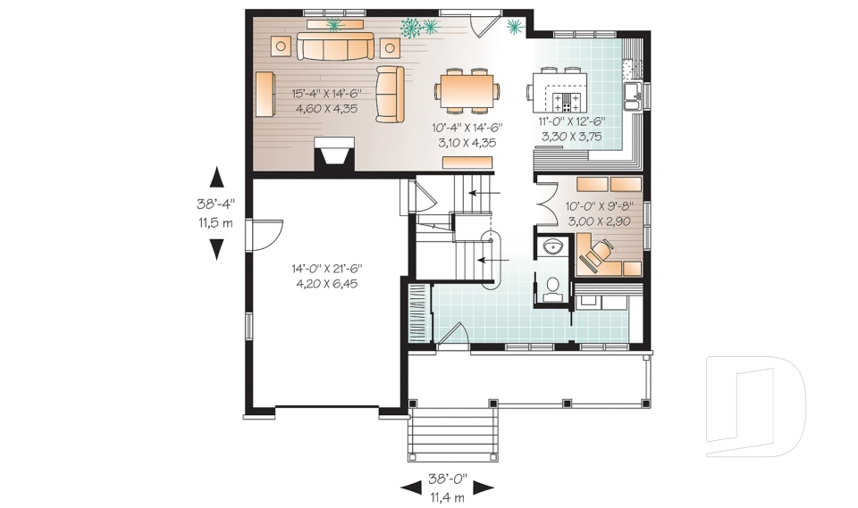 Rez-de-chaussée -  - Dempsey 3