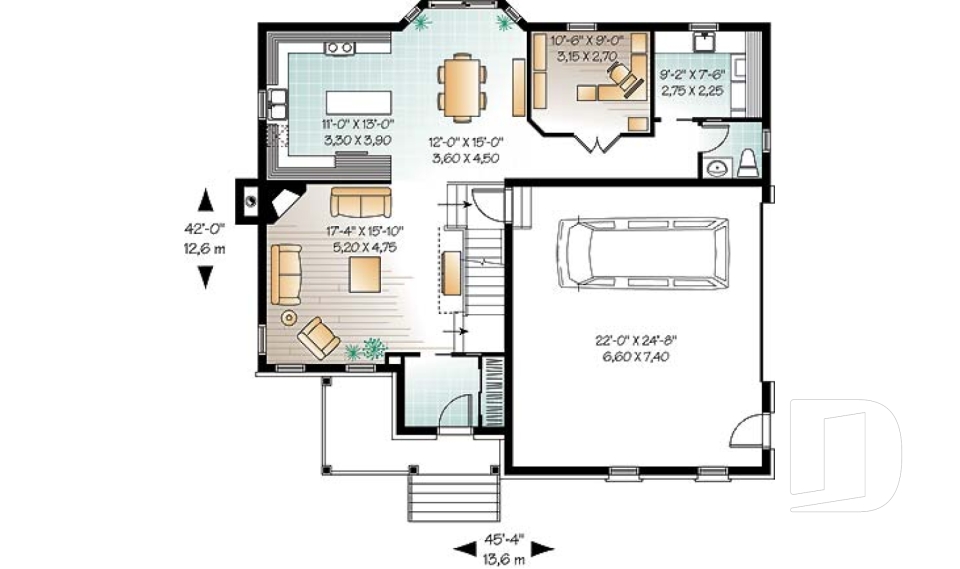 Rez-de-chaussée -  - Castera 2