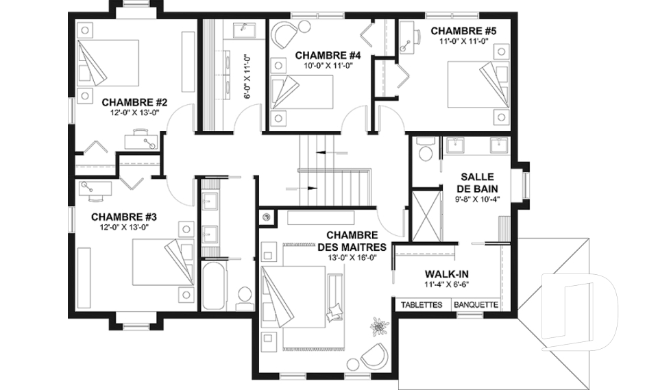 Étage -  - La Villa