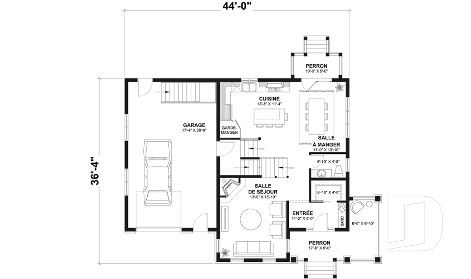 Rez-de-chaussée -  - La Villa