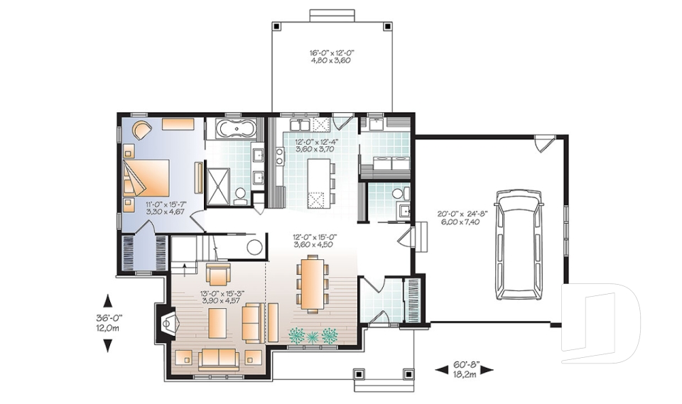 Rez-de-chaussée -  - Gailon 4